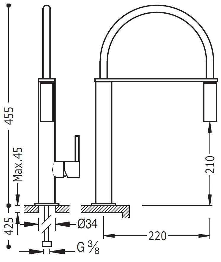 Смесители на кухню Tres 06248702
