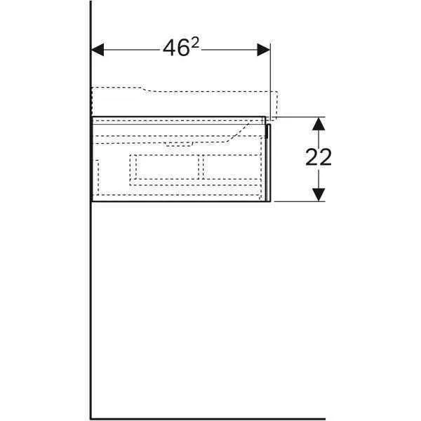 Висувний ящик Geberit XENO 500.505.01.1
