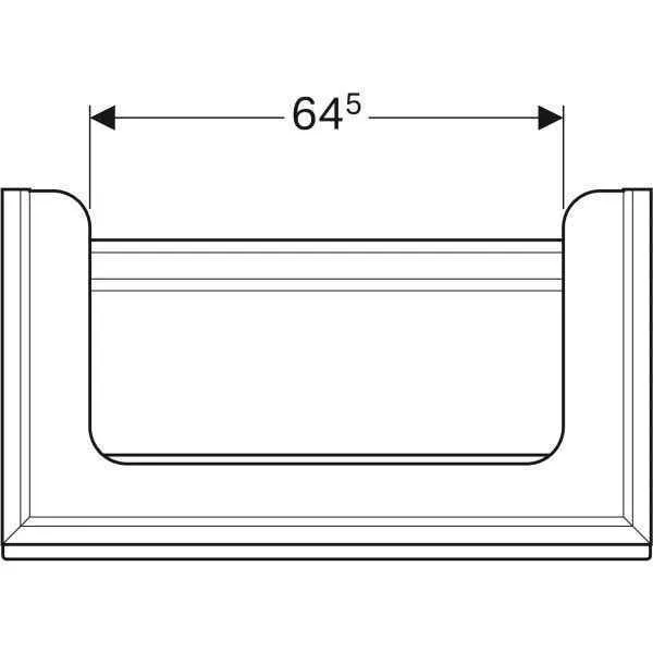 Тумба для умивальника Geberit CITTERIO 500.556.JI.1 500.559.JJ.1