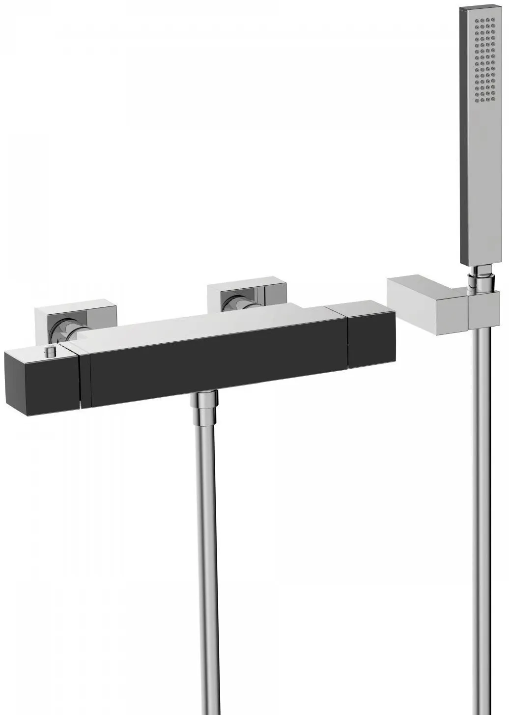 Набор: смеситель для ванны с душевым набором Tres Slim 20217409NE