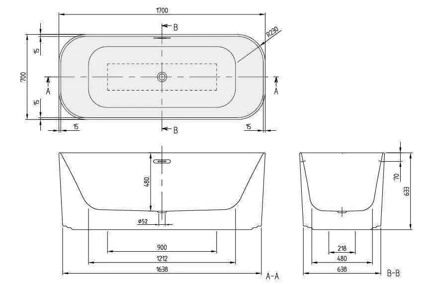 Ванна Villeroy&Boch Finion duo UBQ177FIN7A2BCV401