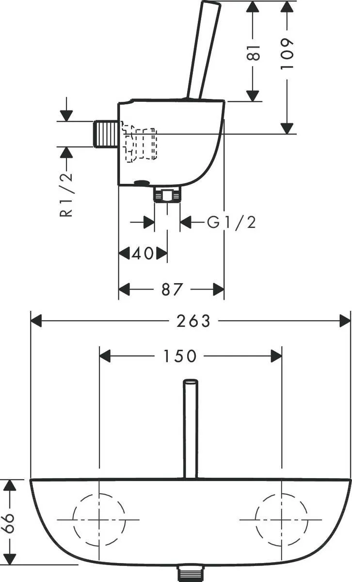 Смеситель для душа Hansgrohe PuraVida 15672000