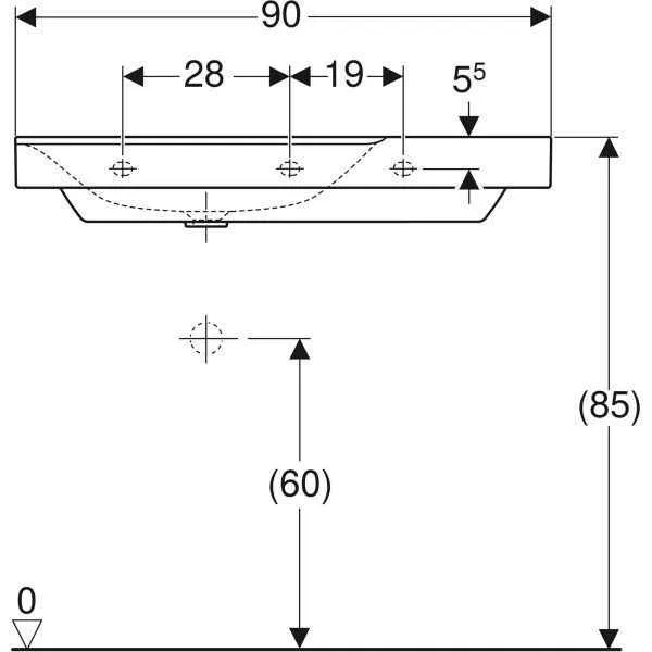Дзеркальний шафачик Geberit CITTERIO 500.533.01.1