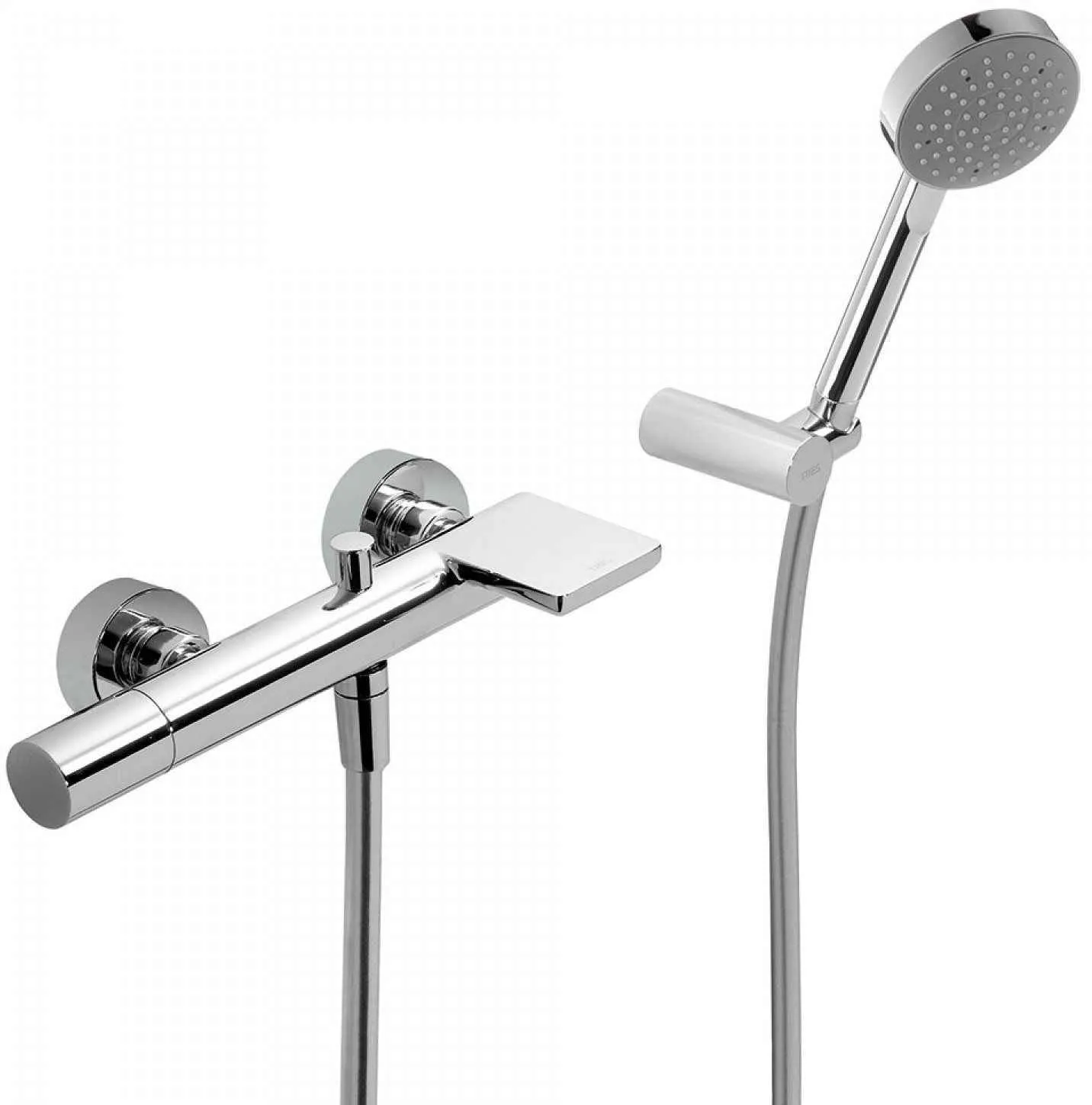 Набор: Смеситель для ванны с душевым набором Tres Max 06117001