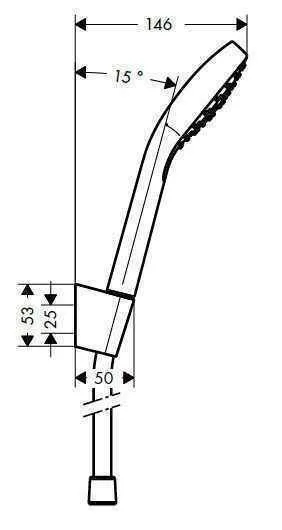 Душовий набір Hansgrohe Raindance Select E (120/1600-1250) 3jet 26700400
