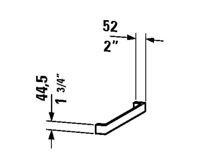 Полотенцедержатель Duravit Delos DL9990