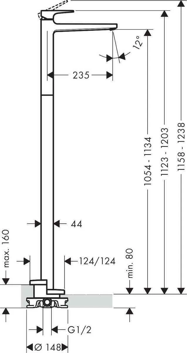 Змішувач для умивальника Hansgrohe Metropol 32530000