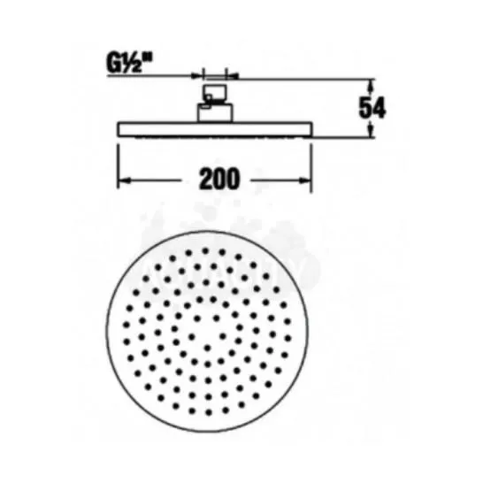 Mio верхний душ_H3677100040411