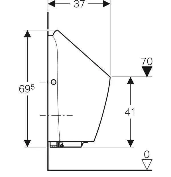 Пісуар Geberit Preda 116.072.00.1