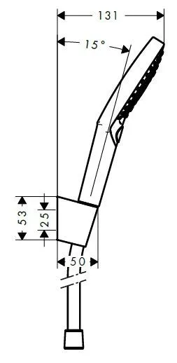 Душевой набор Hansgrohe Raindance Select S (120/1600-1250) 3jet 26701400