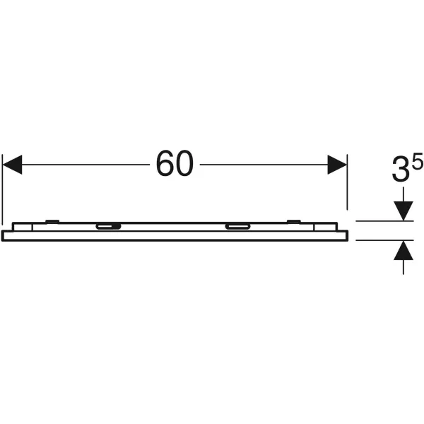 Зеркало с подсветкой Geberit Option Basic 501.071.00.1