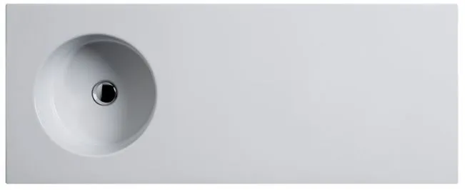 Skyland Раковина прямоугольная с крылом, встроенная в столешницу 120,5 x 48,5 см.