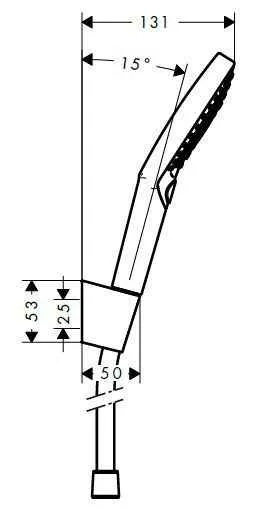 Душовий набір Hansgrohe Raindance Select S (120/1600-1250) 3jet 26701400