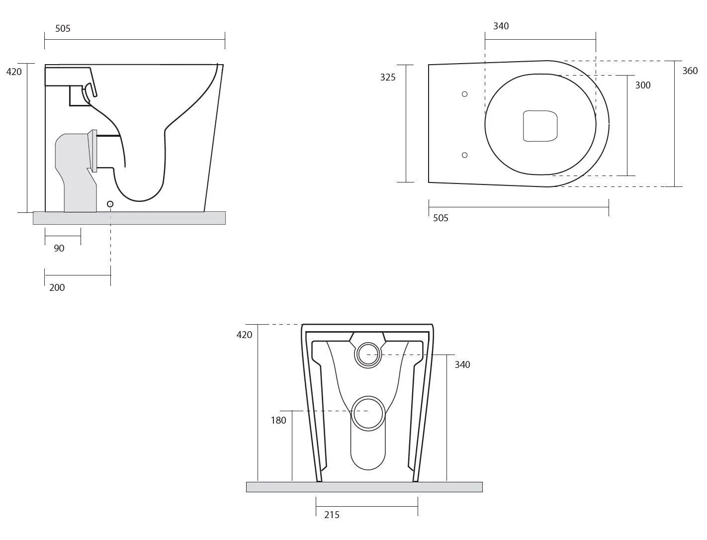Унитаз напольный AXA DP 8401401