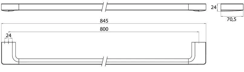 Полотенцедержатель Emco Trend 0260 001 81