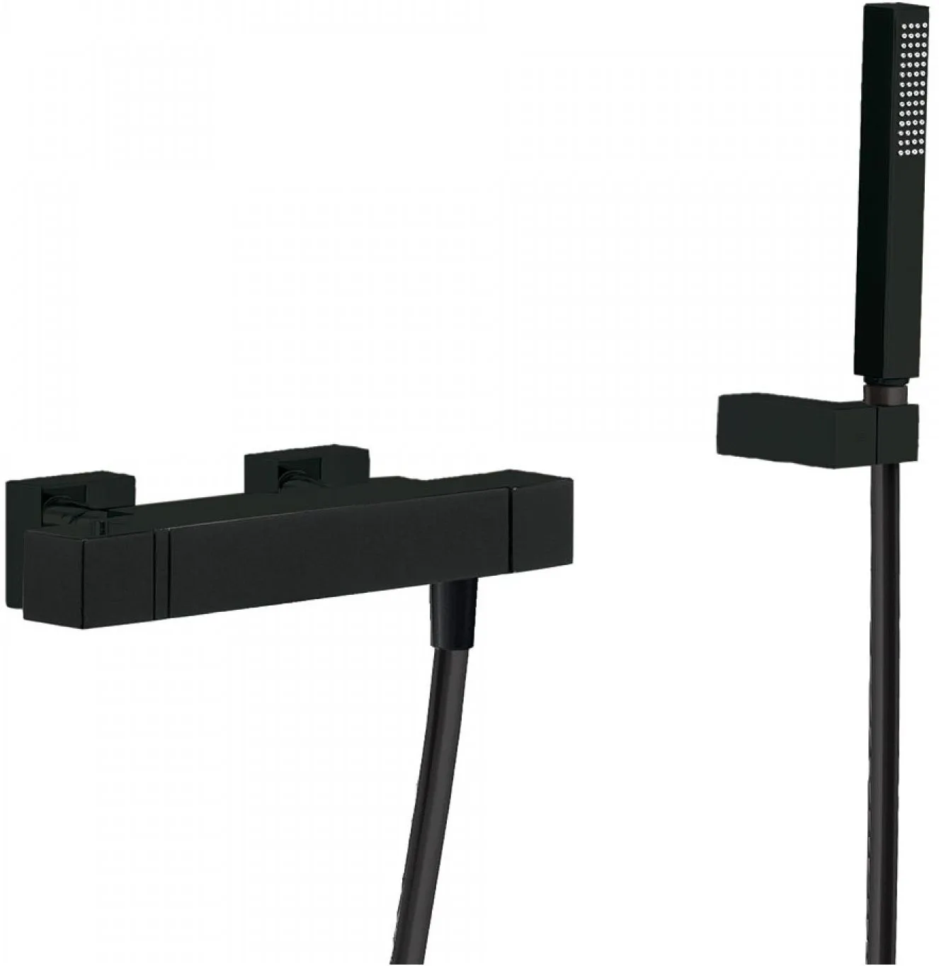 Набор: Термостат для душа с душевым набором  Cuadro Tres 007164039NM