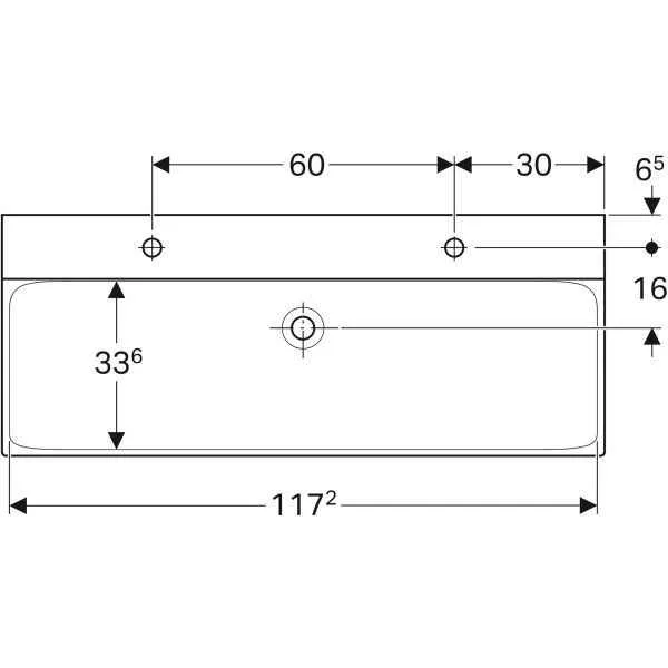 Дзеркальний шафачик Geberit CITTERIO 500.550.01.1