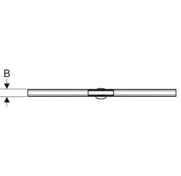 Накладная панель Geberit CleanLine 80 (внешняя часть) 154.440.KS.1