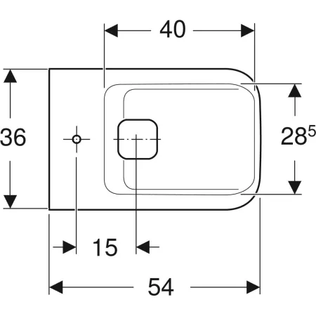 Биде подвесное Geberit myDay