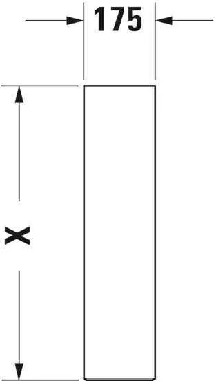 Пьедестал Duravit 0858240000