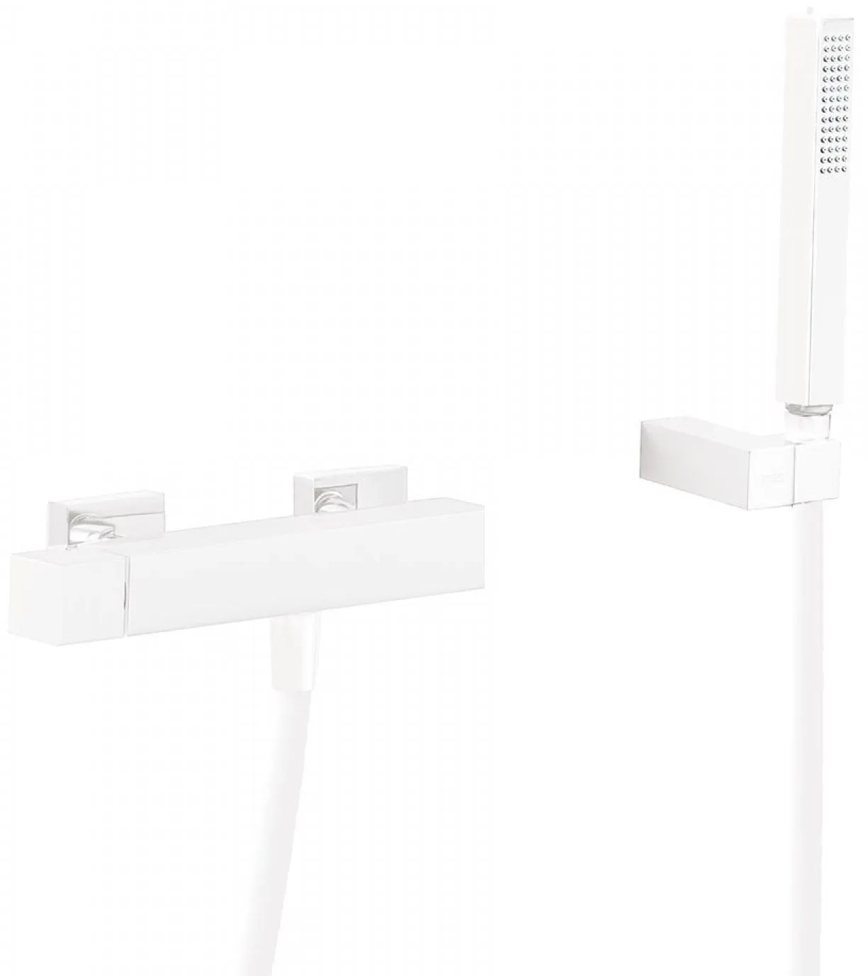 Набор: Смеситель для душа с душевым набором  Cuadro Tres 00716703BM