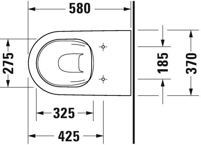 Унитаз напольный Duravit D-Neo 2003092000