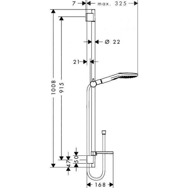 Смеситель для ванны/душа Hansgrohe Talis E 26623000