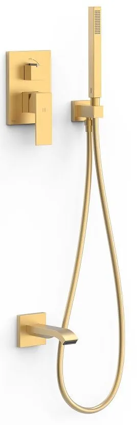 Набор: Смеситель для ванны с душевым набором Tres Cuadro 00628006OM