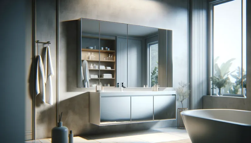 Зеркальный шкаф – гармония стиля и удобного хранения