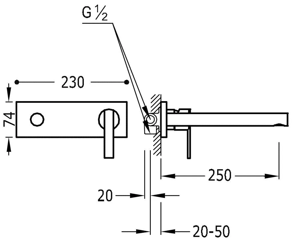Смесители для раковины Tres Lex 181200