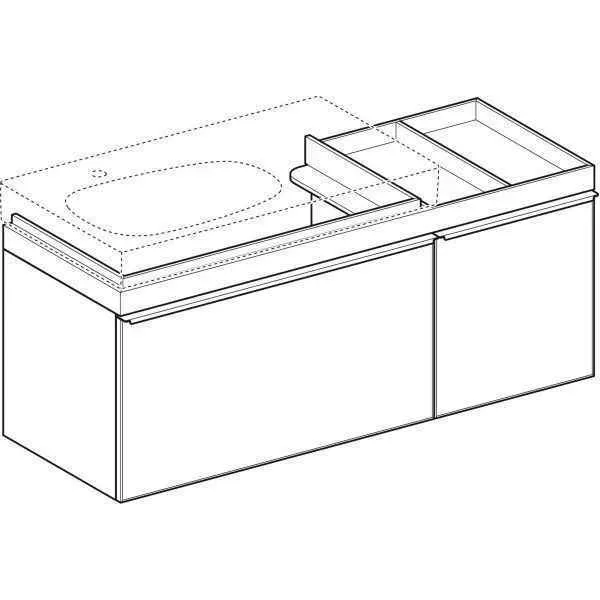 Тумба для умивальника Geberit CITTERIO 500.567.JJ.1