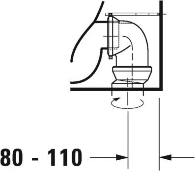 Унитаз напольный Duravit D-Neo 2003092000