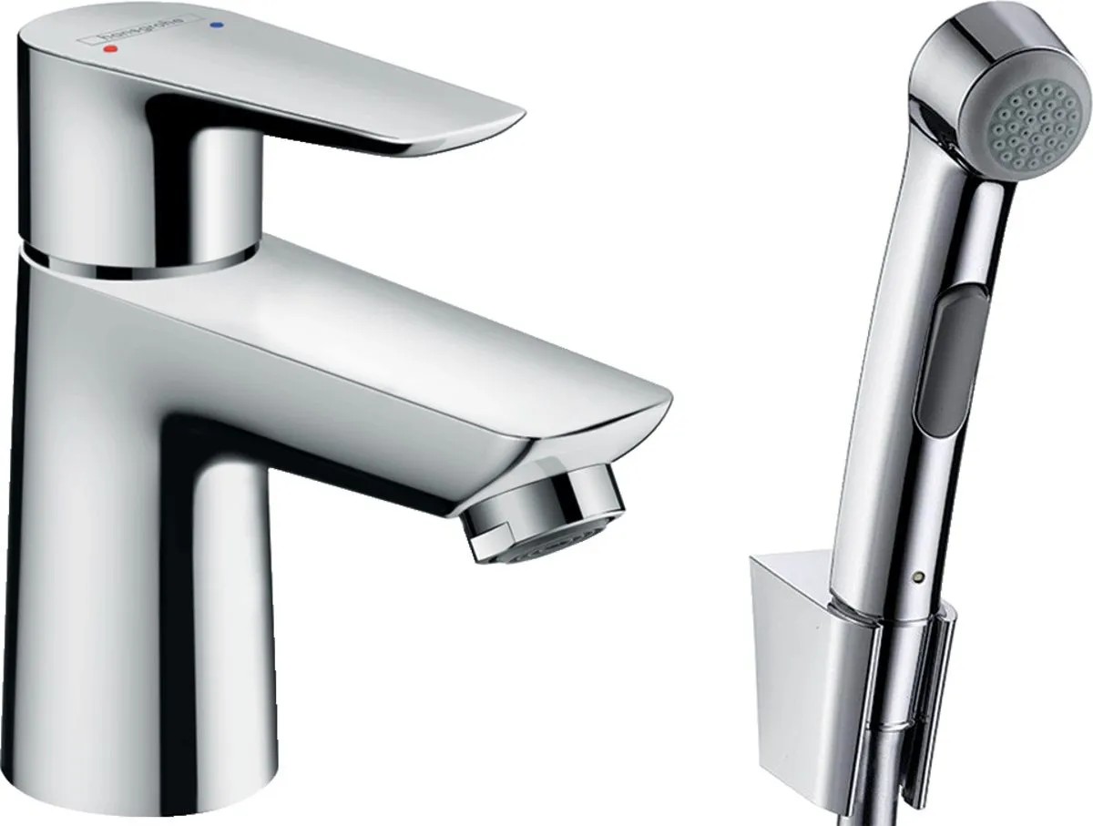 Смеситель Hansgrohe Talis E с гигиеническим душем 71729000