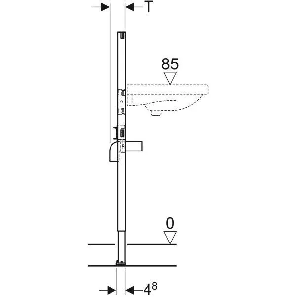 Инсталляция Geberit Duofix (для раковины)