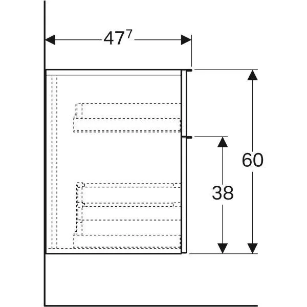 Тумба Geberit iCon 841047000