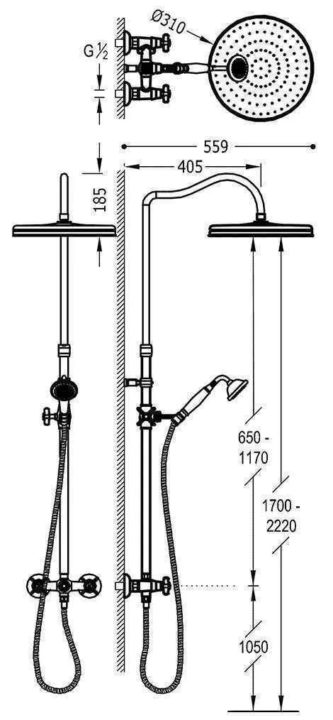 Душова система Tres Clasic 24219101AC
