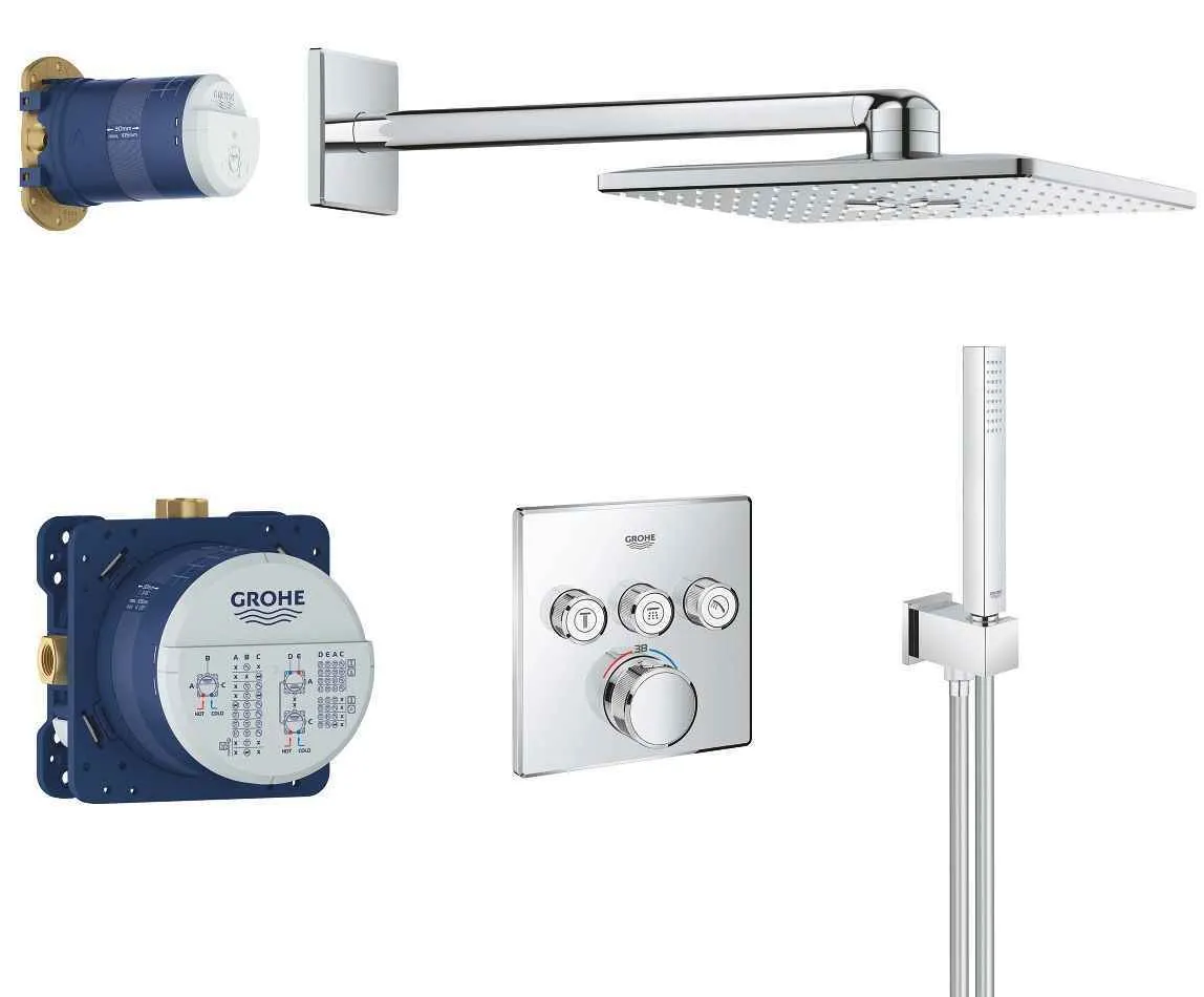 Душевая система с термостатом Grohe SmartControl 34706000