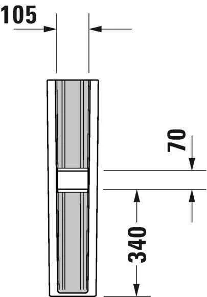 Пьедестал Duravit 0858290000