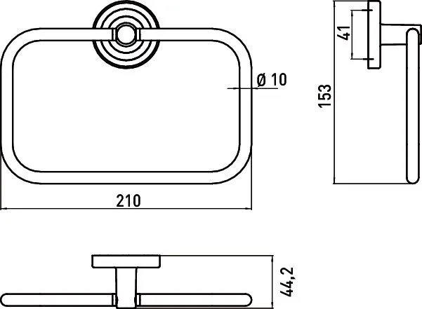 Держатель для полотенец Emco Polo