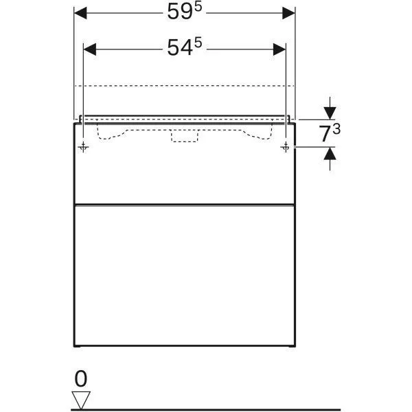 Тумба под умывальник Geberit  iCon 840360000