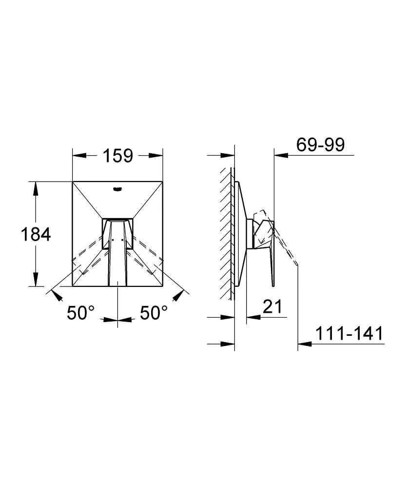 Змішувач для душа Grohe Allure Brilliant 19789000