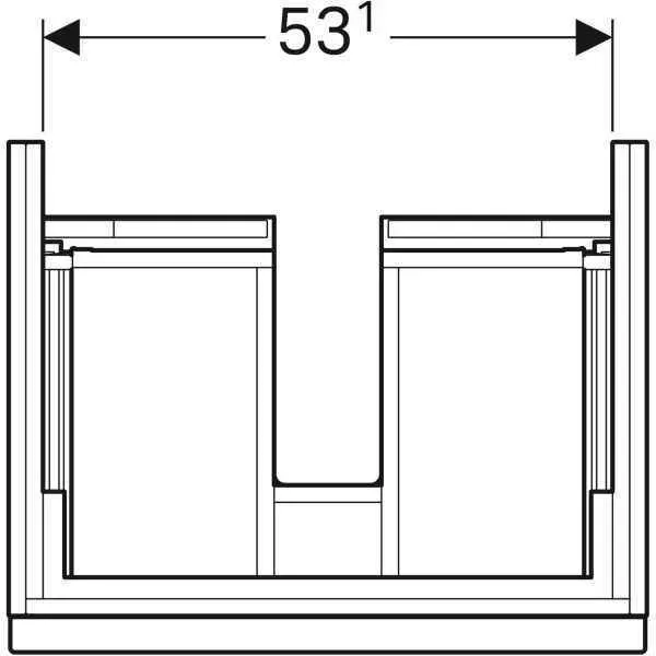 Тумба під умивальник Geberit  iCon 840262000