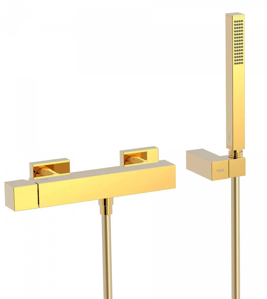 Набор: Смеситель для душа с душевым набором  Cuadro Tres 00716703OR