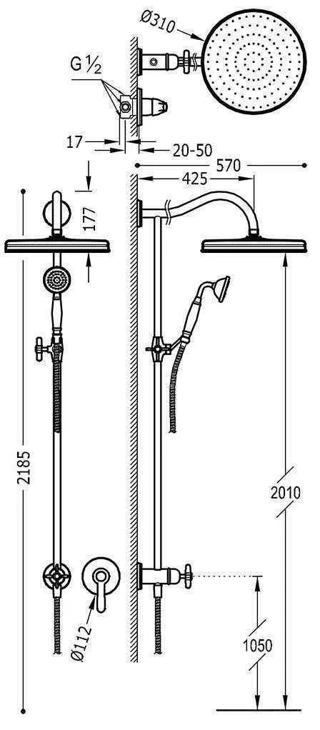 Душова система Tres Clasic 24217703