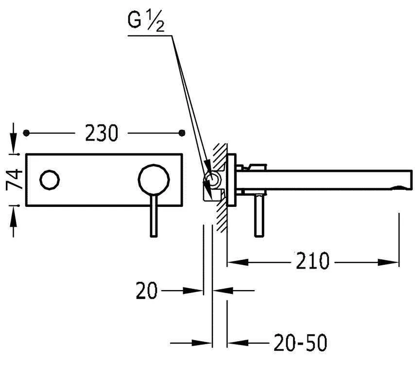 Змішувачі для раковини Tres Alplus 20320002