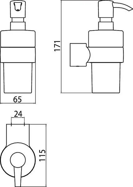 Дозатор для жидкого мыла Emco Fino 8421 001 02