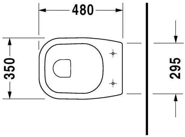 Унітаз підлоговий Duravit D-Code (під прихований бачок) 21090900002