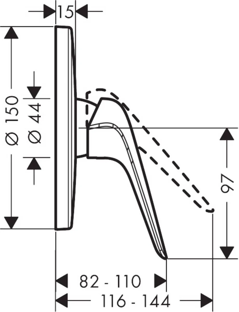 Смеситель для душа Hansgrohe Novus 71065000