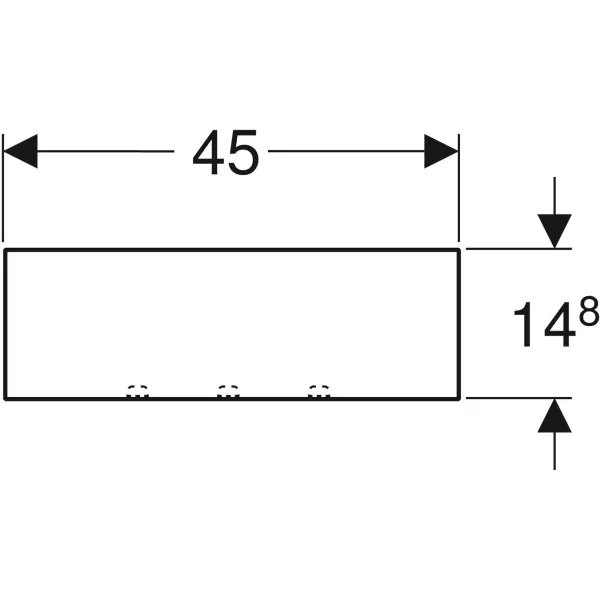 Настенная полка Geberit Smyle Square 500.362.JL.1