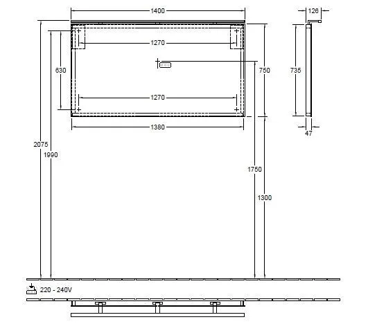 Зеркало More to see Villeroy & Boch A4041400